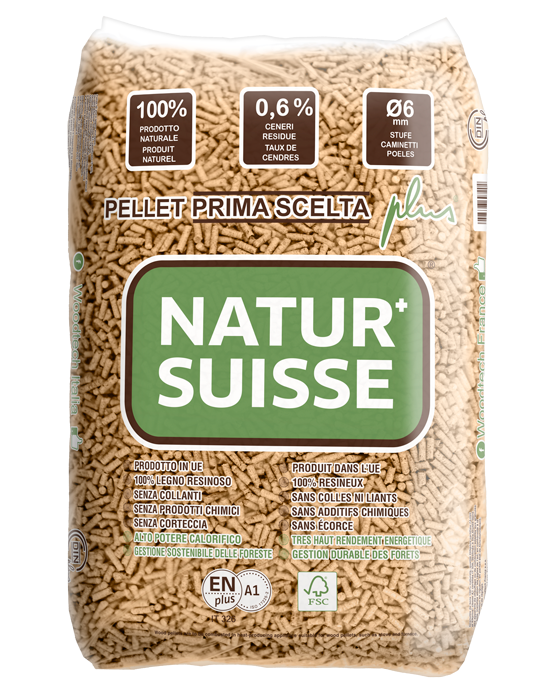 Bancale Pellet Natur Suisse – 70 sacchi da 15 kg
